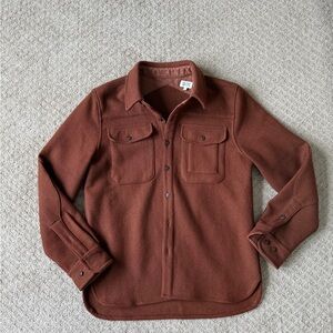 Men's Casual Button Down Shirt - Brown